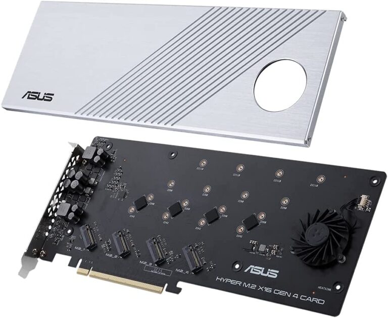 ASUS Hyper M.2 x16 Gen 4 carte